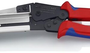 KNIPEX Vinyl Shears for Cable Ducts, Red