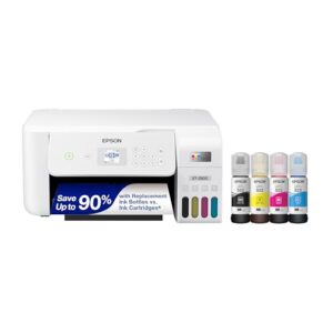 Epson EcoTank ET-2800 Wireless Color All-in-One Cartridge-Free Supertank Printer & EcoTank Photo ET-8500 Wireless Color All-in-One Supertank Printer
