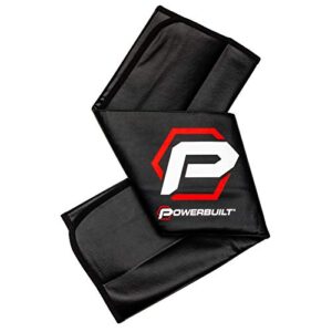 Powerbuilt 24″x 34″ Black Plush Vinyl Fender Cover Protector Pad Mat, Mechanic and Car Repair Under Hood Protection – 640083