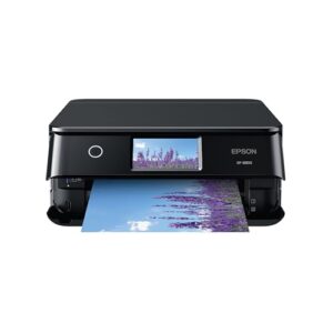 Epson Expression Photo XP-8800 Wireless Printer with 6-Color Claria Ink System, Borderless Printing up to 8.5″ x 11″, Fast 4″ x 6″ Photo Printing, 4.3″ Color Touchscreen, Built-in Scanner and Copier