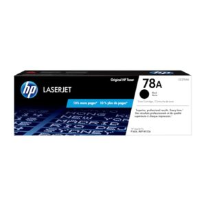 HP 78A Black Toner Cartridge | Works with HP LaserJet Pro P1566, P1606 Series, HP LaserJet Pro MFP M1536 Series | CE278A