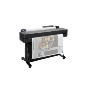 HP DesignJet T630 Large Format 36-inch Plotter Printer, with Auto Sheet Feeder, Media Bin & Stand (5HB11D) – New Model