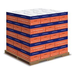 Hammermill Printer Paper, Fore Multipurpose 20 lb Copy Paper, 8.5 x 11-1 Pallet, 40 Cases (200,000 Sheets) – 96 Bright, Made in the USA, 103267P