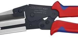 KNIPEX Vinyl Shears for Cable Ducts, Red