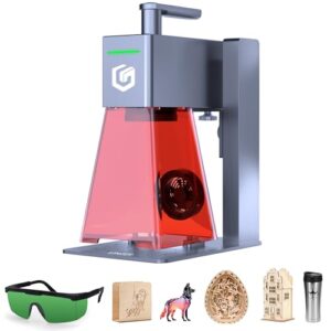 Longer Nano Pro 12000mW Laser Engraver 5000mm/s High-Speed Laser Engraving and Cutter Precision 0.01 * 0.01mm CNC, DIY Laser Cutter and Engraver Machine for Wood, Metal, Paper, Acrylic, Leather, Glass