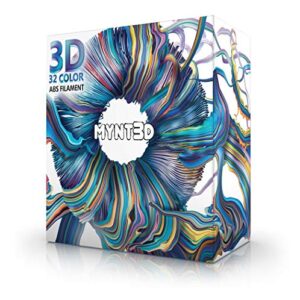MYNT3D – MP025-10M SuperPack ABS 3D Pen Filament Refills, 32 Color, 10m Each, Over 1kg
