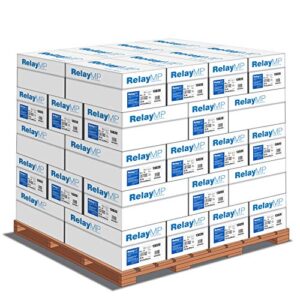 Relay MP, Multipurpose Copy Paper, 20lb, 8.5 x 11, 92 Bright – 1 Pallet / 40 cases (013020P)