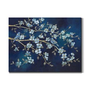 Renditions Gallery Bluebird Conference Wall Art, Premium Gallery Wrapped Canvas, Ready to Hang, 18 in H x 27 in W, Made in America Print