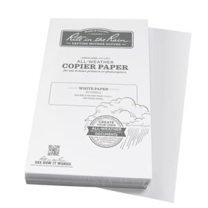 Rite in the Rain Weatherproof Copier Paper, Legal, 8.5″ x 14″, 20# White, 500 Sheet Pack (No. 208514)