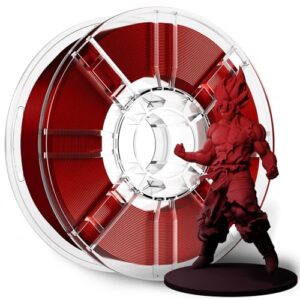 Silk PLA Filament 1.75mm Dual Color Black Red 1KG, Shiny 3D Printer Filament Dimensional Accuracy +/- 0.02mm, 1kg Spool(2.2lbs) Fits for Most FDM 3D Printers