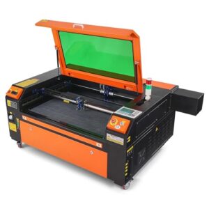 VEVOR 100W CO2 Laser Engraver, 24 x 35 in, 19.7 IPS Laser Cutter Machine with 2-Way Pass Air Assist, Compatible with LightBurn, CorelDRAW, AutoCAD, Windows, Mac OS, Linux, for Wood Acrylic Fabric More