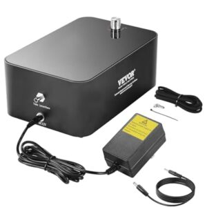 VEVOR Adjustable 50 L/min Airflow, Air Assist Pump Kit Cutter, Clear Smoke and Dust, Reduce Surface Temperature, Shield Lens, for Laser Engraver ≥ 20W, Black