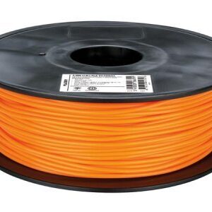 Velleman PLA3O1 PLA Filament for 3D Printers, 1 Grade to 12 Grade, 4716″ Length, 1/8″ Diameter, Orange